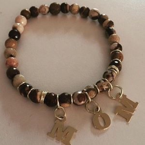 Jasper stretch bracelet